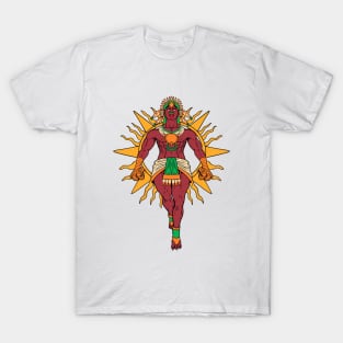 Aztec God of the Sun - Tonatiuh T-Shirt